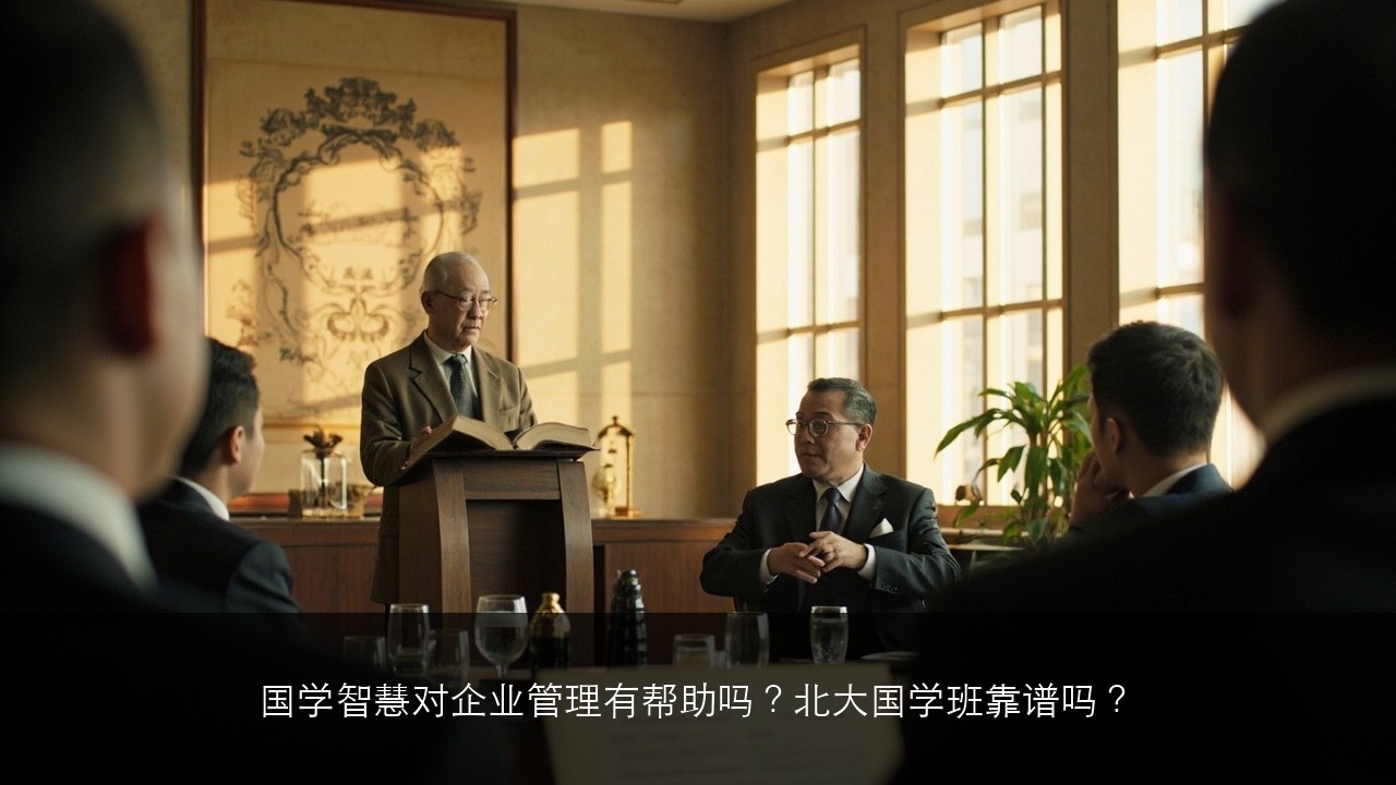 国学智慧对企业管理有帮助吗？北大国学班靠谱吗？
