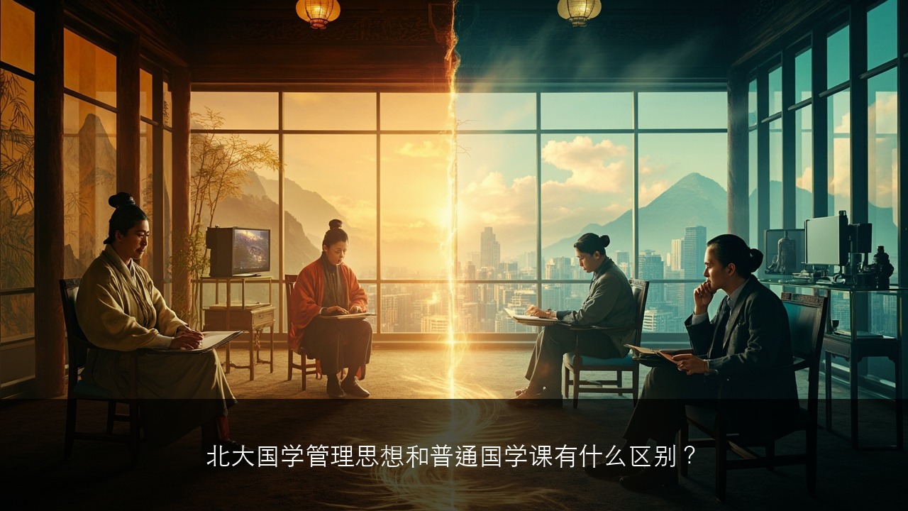 北大国学管理思想和普通国学课有什么区别？
