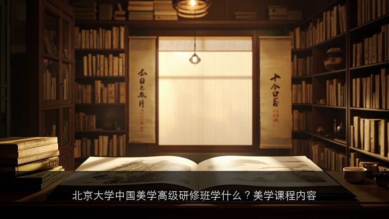 北京大学中国美学高级研修班学什么？美学课程内容