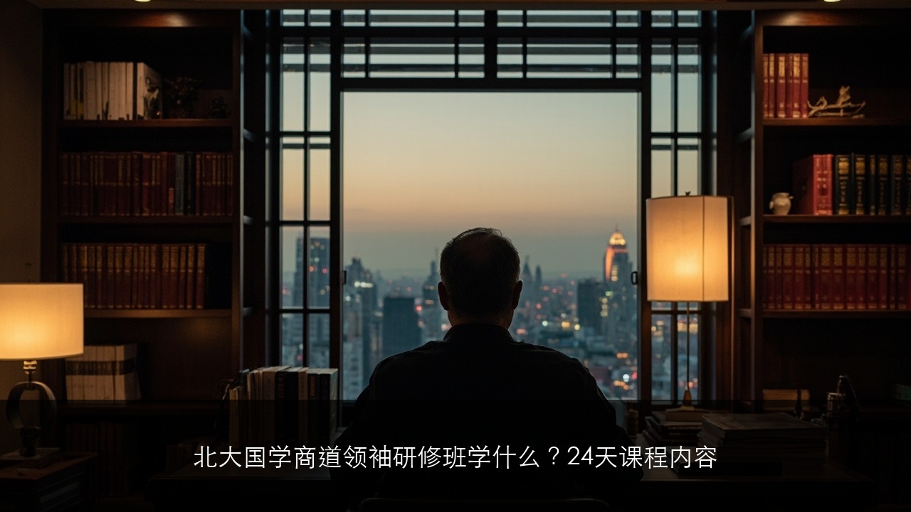 北大国学商道领袖研修班学什么？24天课程内容