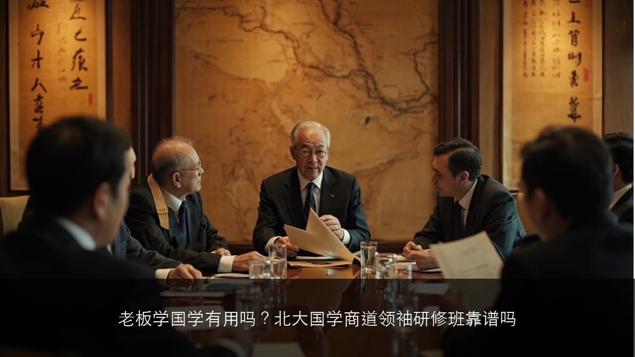 老板学国学有用吗？北大国学商道领袖研修班靠谱吗
