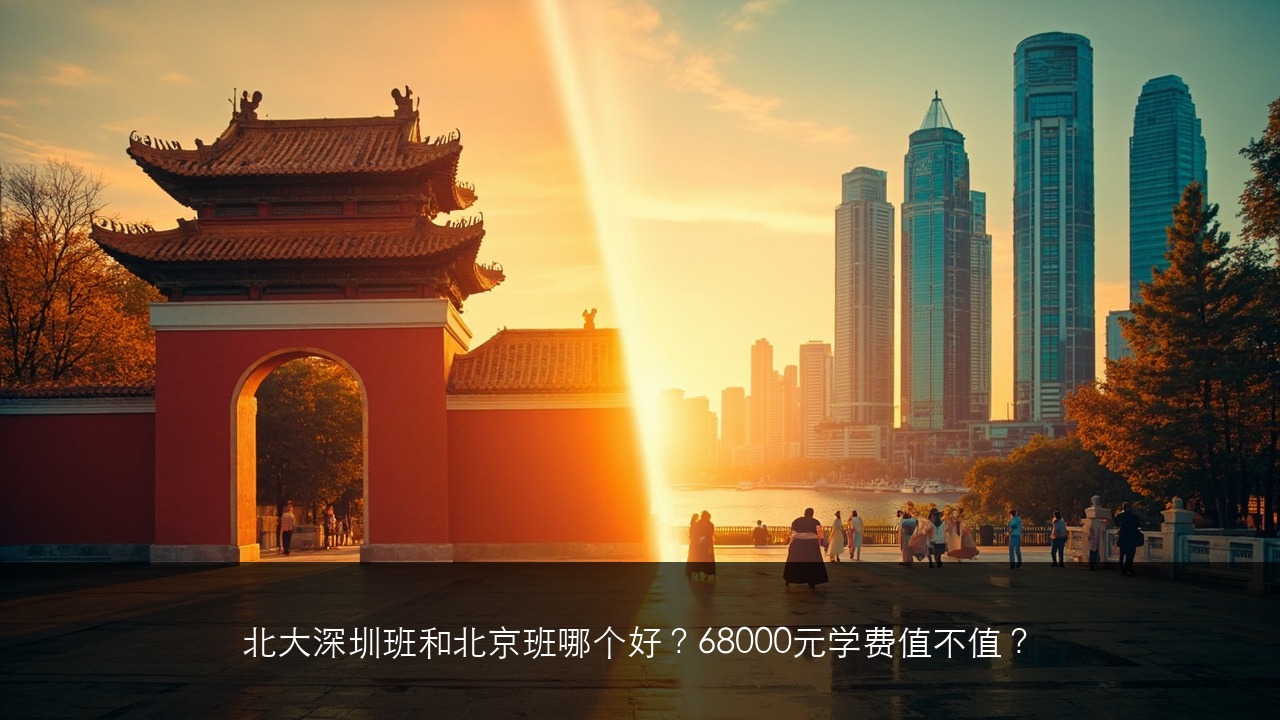 北大深圳班和北京班哪个好？68000元学费值不值？