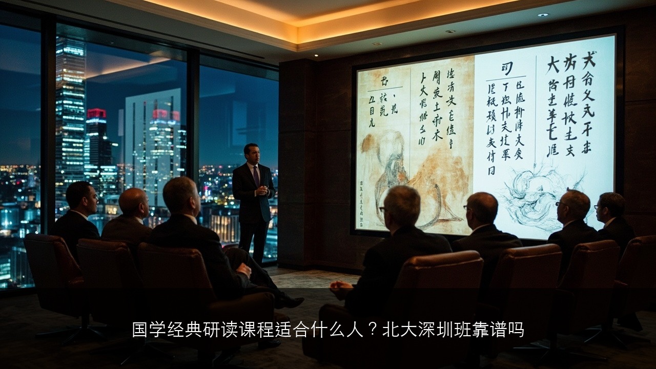 国学经典研读课程适合什么人？北大深圳班靠谱吗