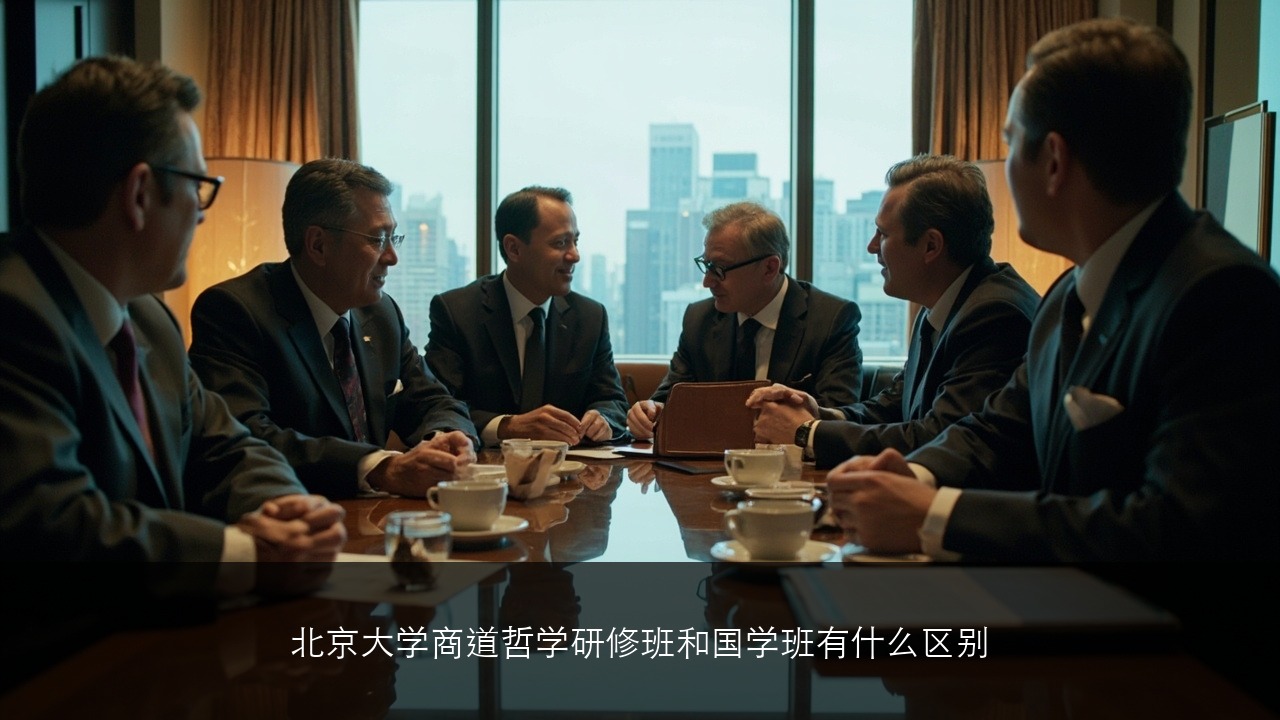 北京大学商道哲学研修班和国学班有什么区别