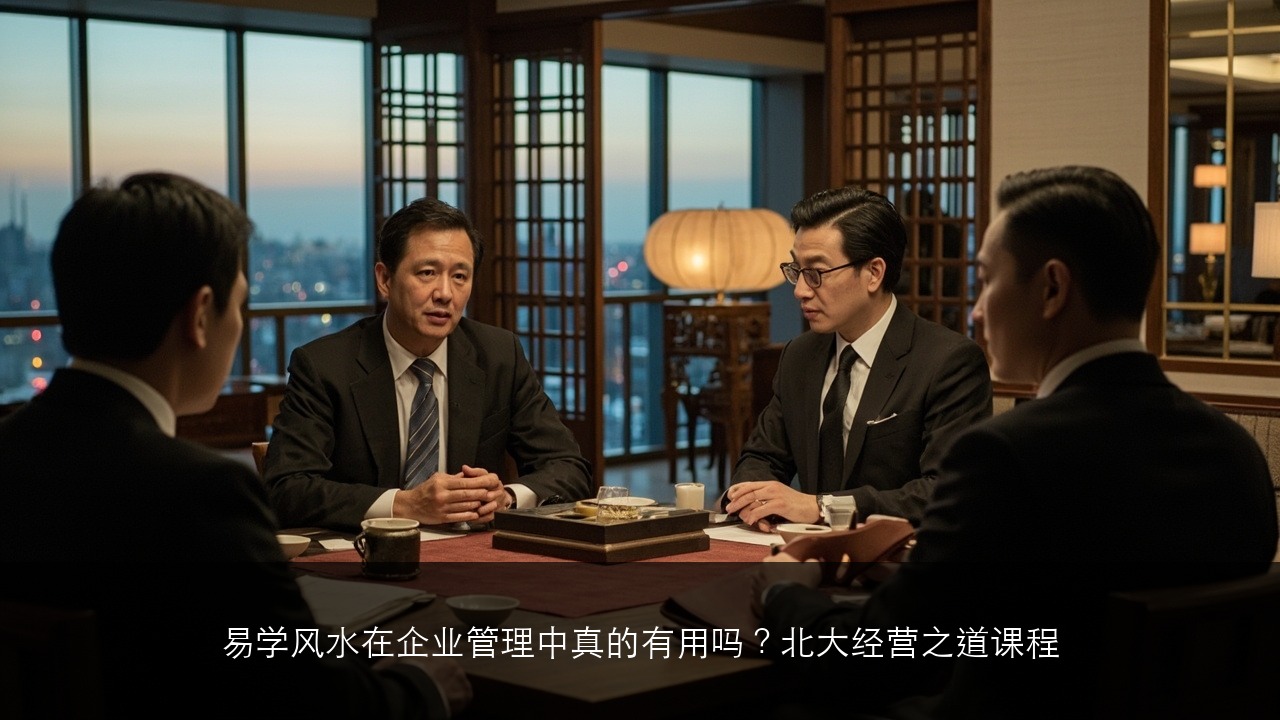 易学风水在企业管理中真的有用吗？北大经营之道课程