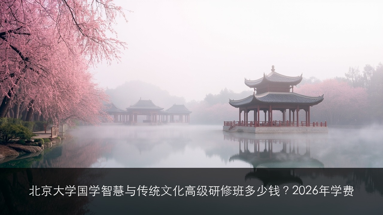 北京大学国学智慧与传统文化高级研修班多少钱？2026年学费