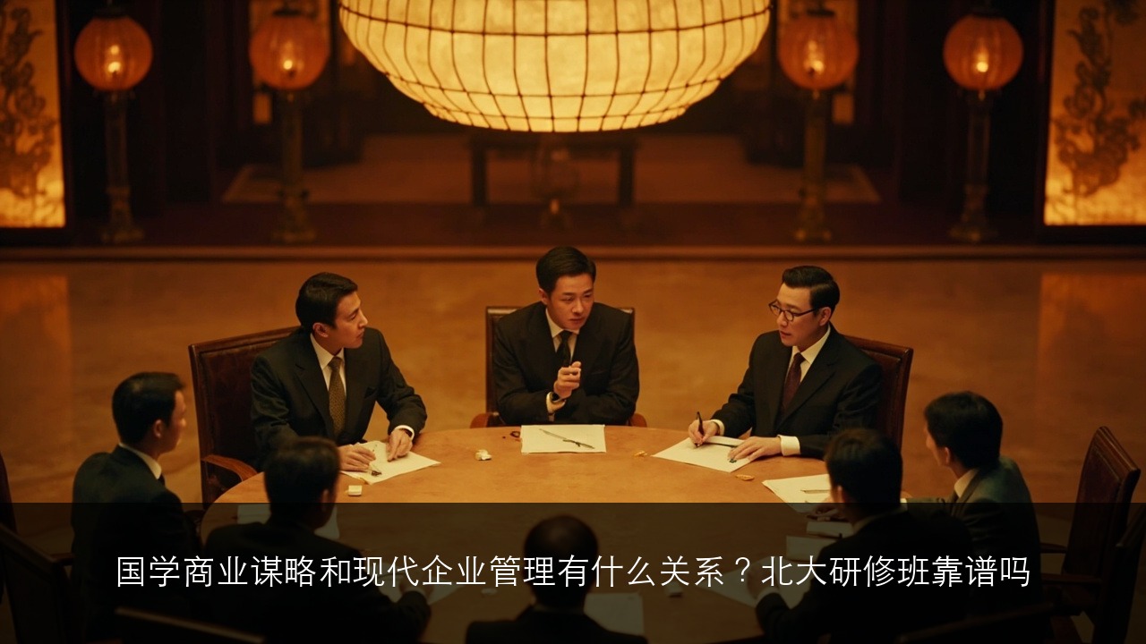 国学商业谋略和现代企业管理有什么关系？北大研修班靠谱吗