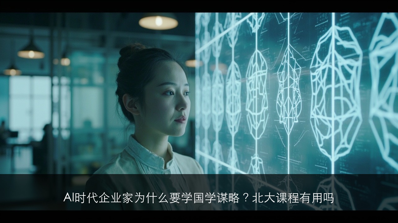 AI时代企业家为什么要学国学谋略？北大课程有用吗
