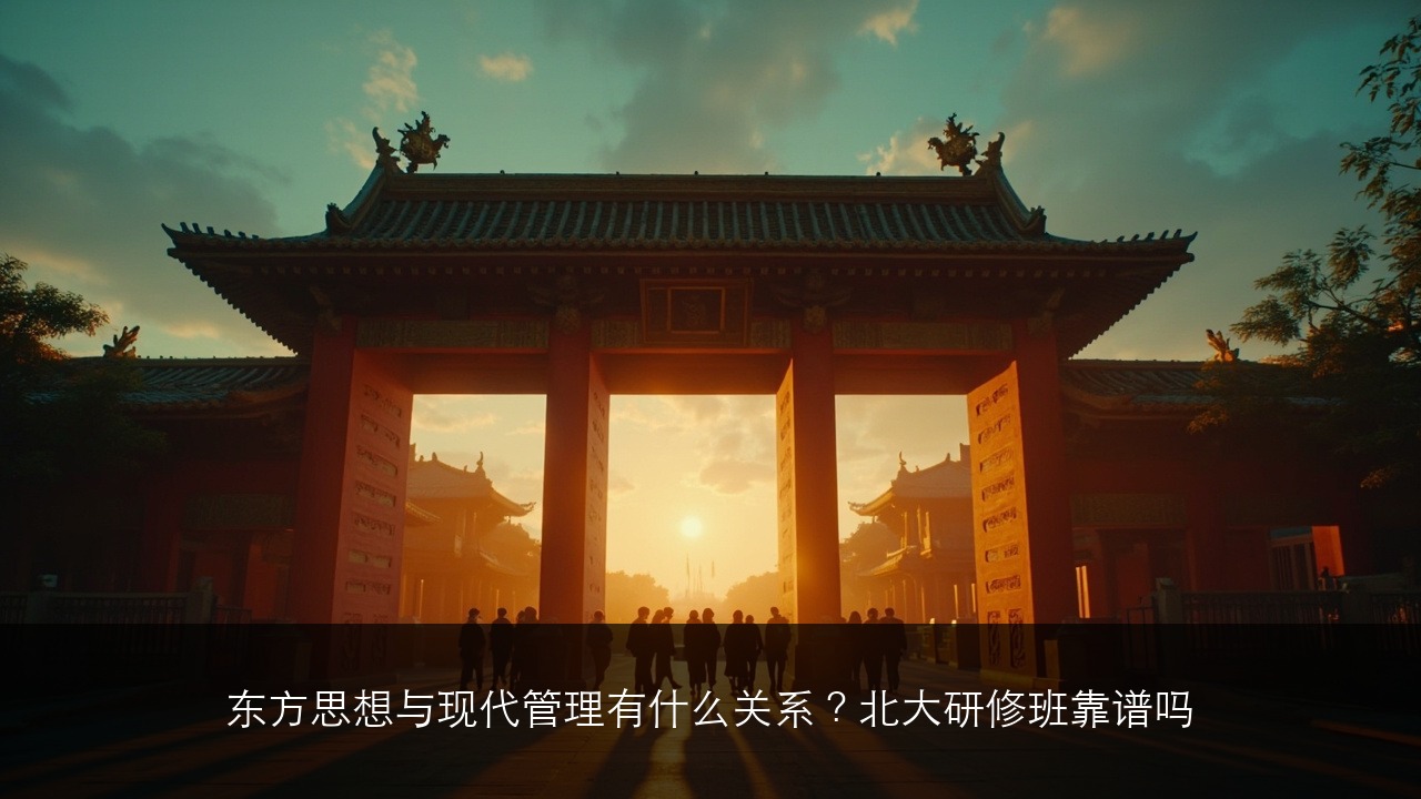 东方思想与现代管理有什么关系？北大研修班靠谱吗