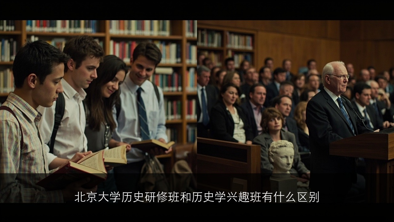北京大学历史研修班和历史学兴趣班有什么区别