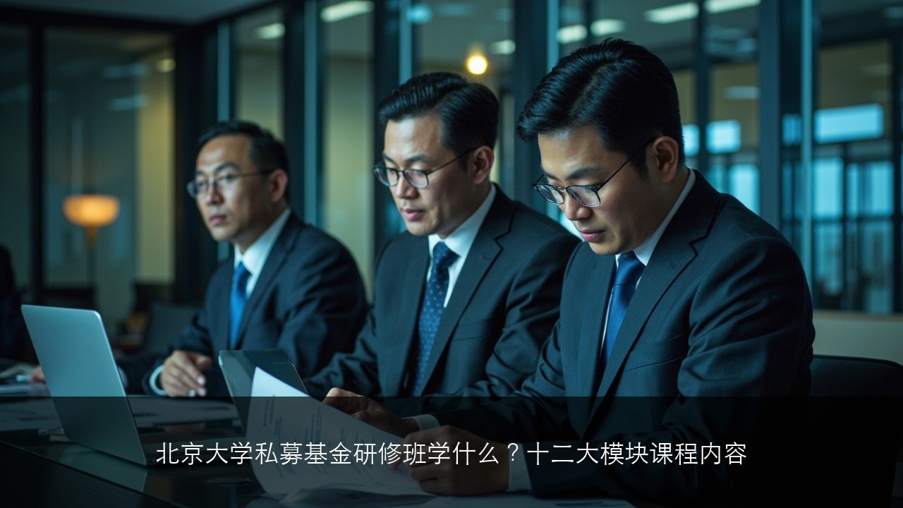 北京大学私募基金研修班学什么？十二大模块课程内容