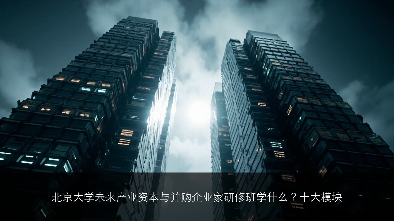 北京大学未来产业资本与并购企业家研修班学什么？十大模块