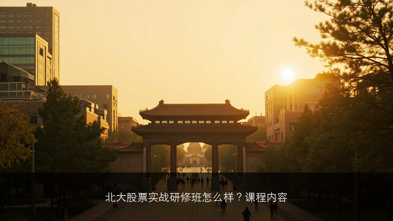 北大股票实战研修班怎么样？课程内容