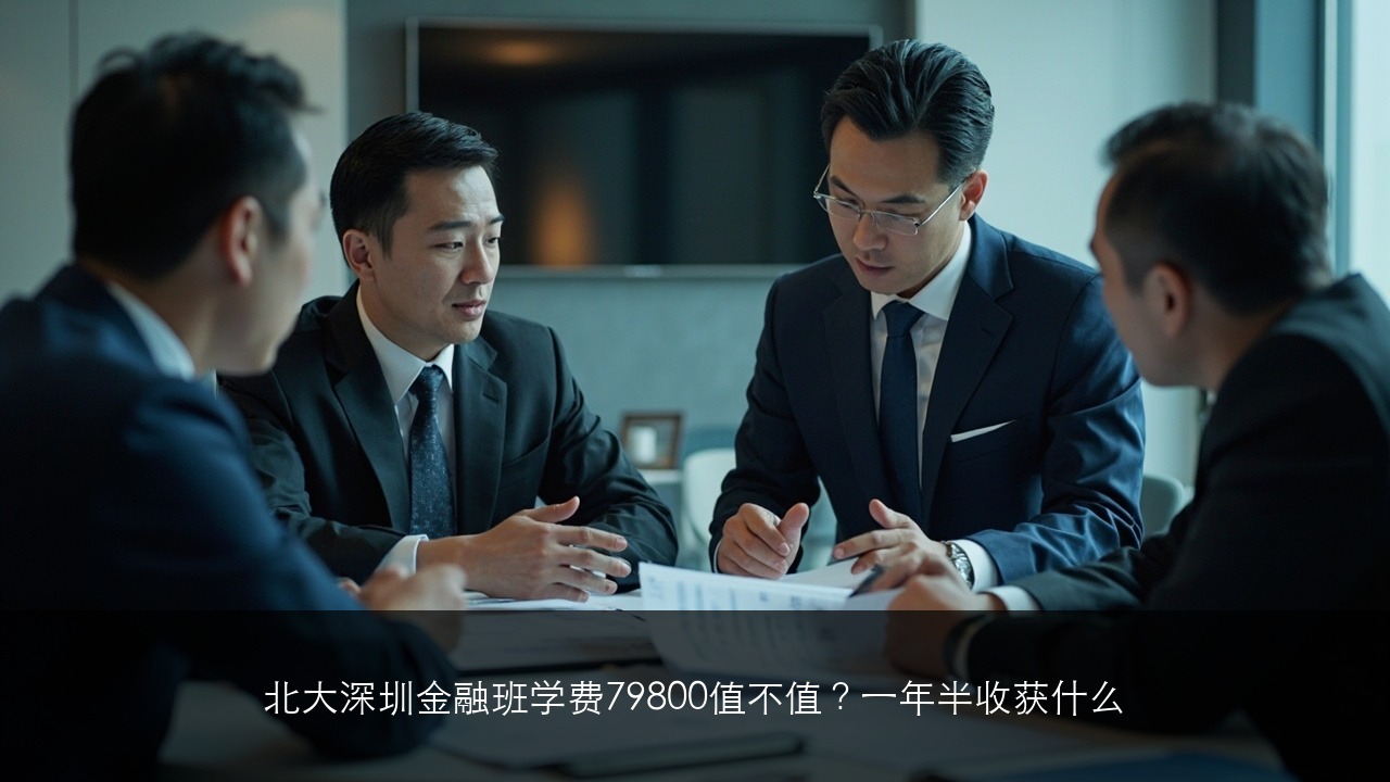 北大深圳金融班学费79800值不值？一年半收获什么