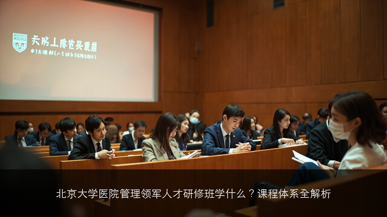 北京大学医院管理领军人才研修班学什么？课程体系全解析