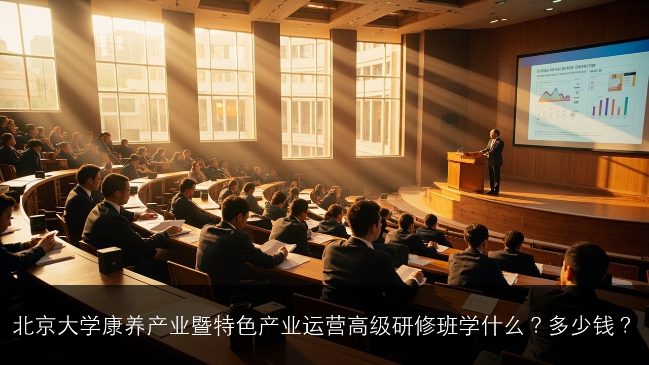 北京大学康养产业暨特色产业运营高级研修班学什么？多少钱？