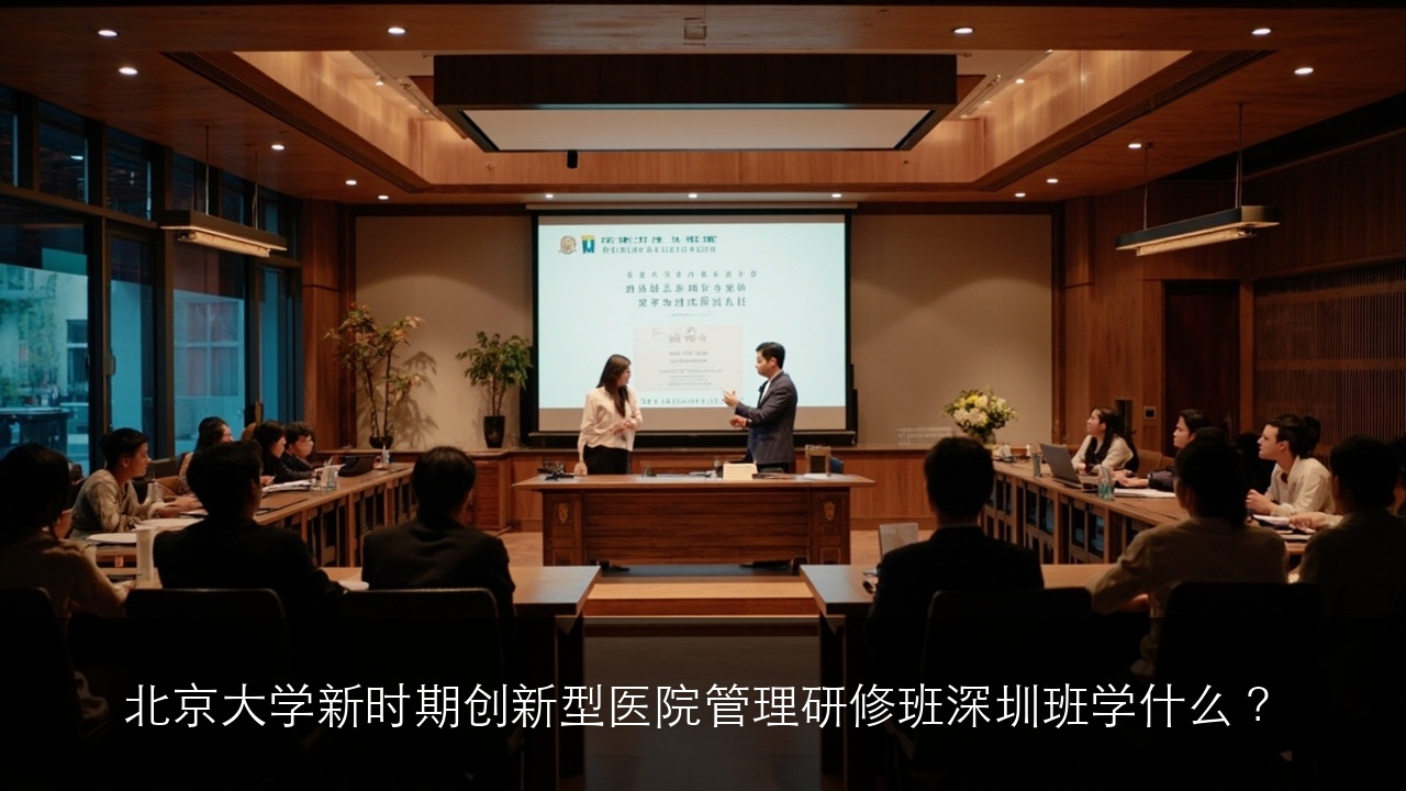 北京大学新时期创新型医院管理研修班深圳班学什么？八大模块全面解读