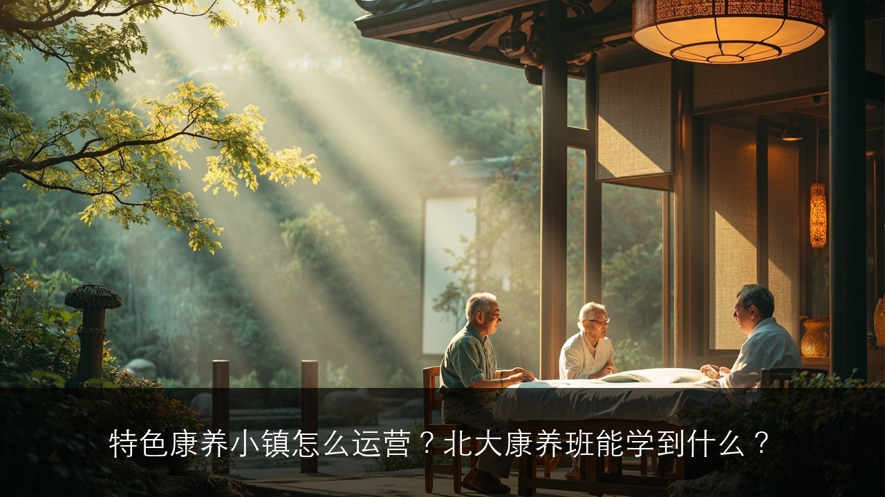 特色康养小镇怎么运营？北大康养班能学到什么？