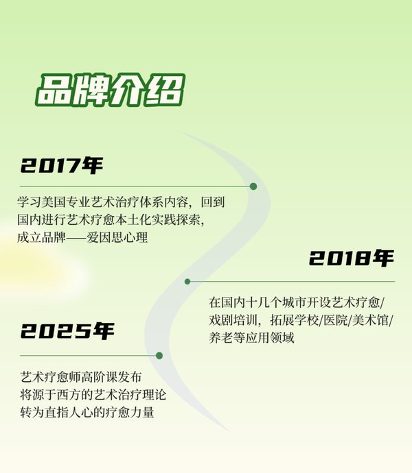 爱因思艺术疗愈 | 艺术疗愈师GROW计划 | 第二期 | 26年线上线下课时间安排