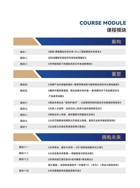 上海交通大学 | 胡洁/钱春海/黄庆桥/戴黔锋/陈高宏等 | 中国企业家未来计划(第2期) | 上海 | 常年招生