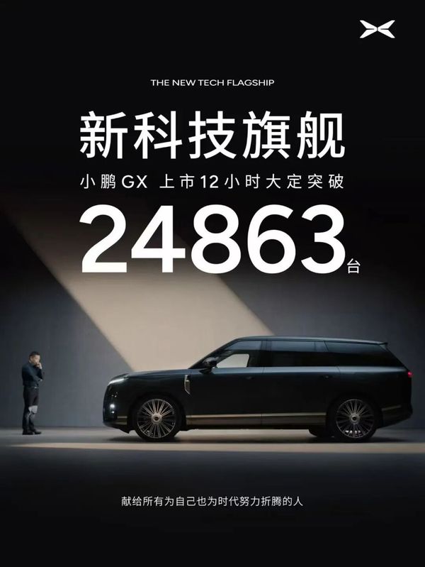 里斯战略咨询 | 张云 | 小鹏GX案例 | 12小时大定破2万 | 股价大涨8%