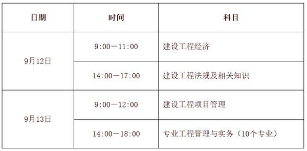 中国人事考试网公布 | 2026年一级建造师考试 | 报名时间6月17日起 | 考试时间9月12-13日
