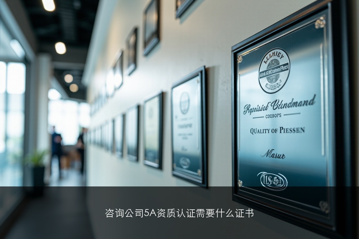 咨询公司5A资质认证需要什么管理咨询证书？