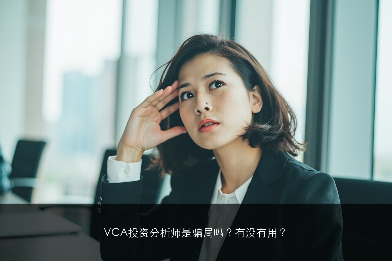 VCA投资分析师是骗局吗？有没有用？