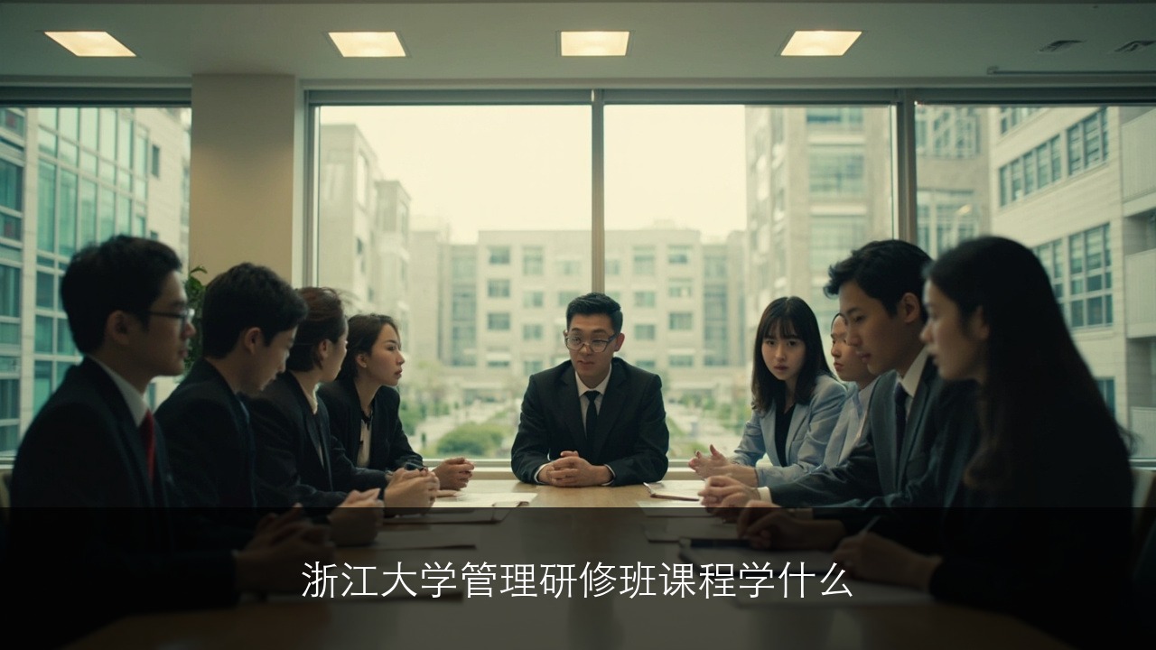 浙江大学管理研修班课程学什么（2026版）