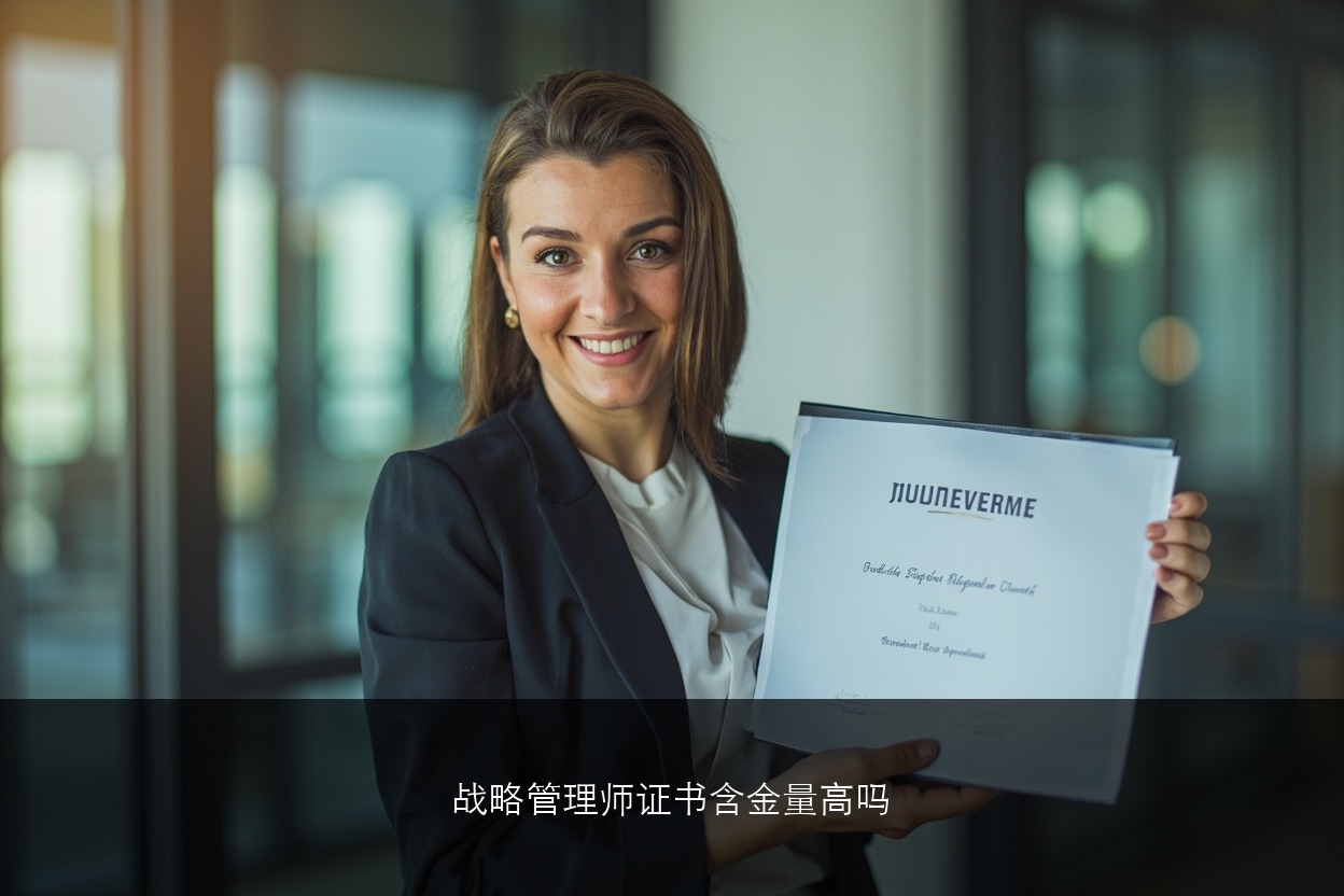 战略管理师证书含金量高吗？和MBA有什么区别？