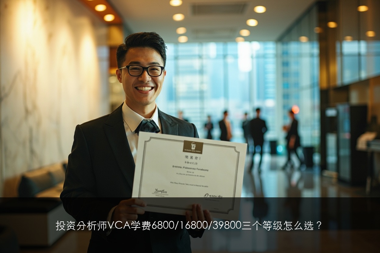 投资分析师VCA学费6800/16800/39800三个等级怎么选?