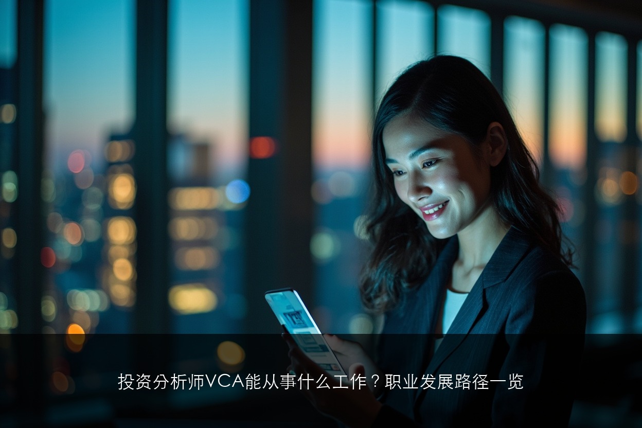 投资分析师VCA能从事什么工作？职业发展路径一览