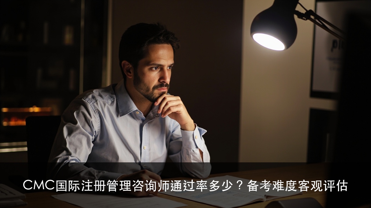 CMC国际注册管理咨询师通过率多少？备考难度客观评估