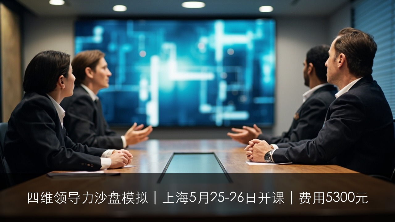 四维领导力沙盘模拟 | 上海5月25-26日开课 | 费用5300元