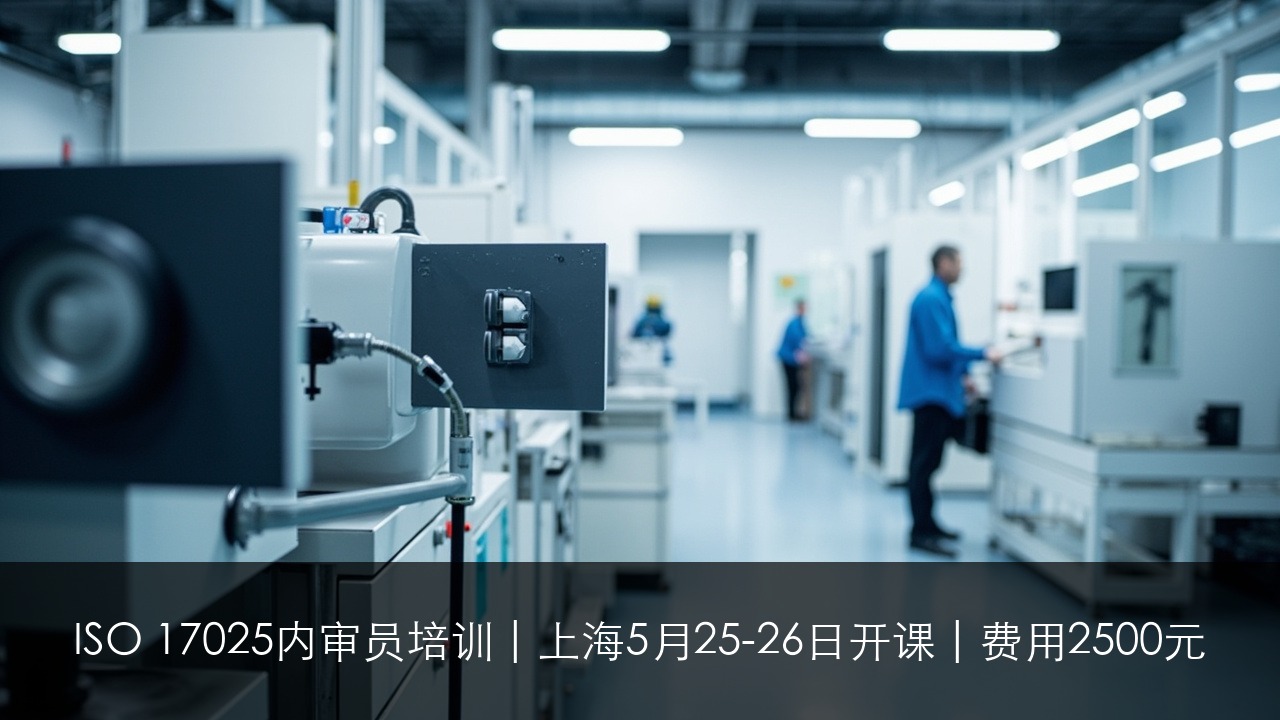 ISO 17025内审员培训 | 上海5月25-26日开课 | 费用2500元