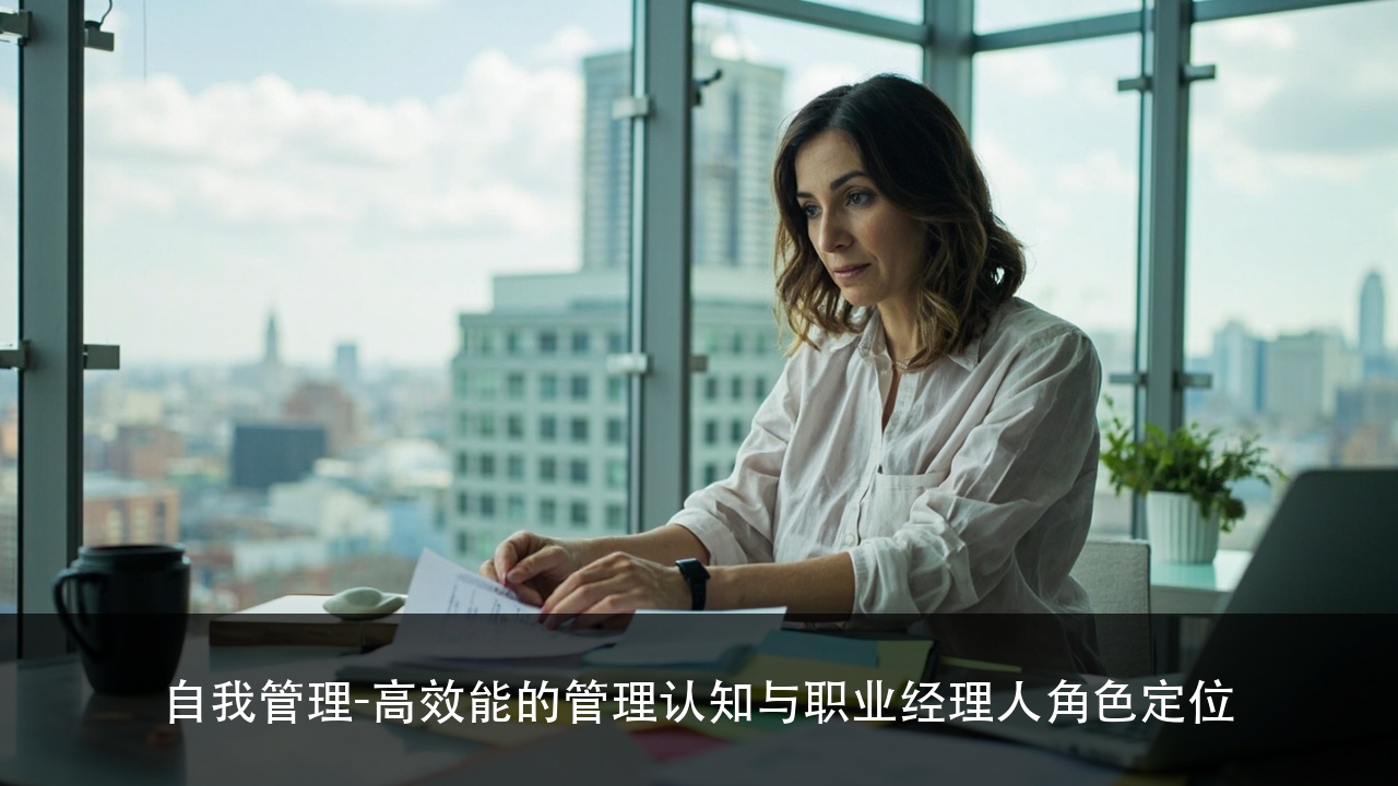 自我管理-高效能的管理认知与职业经理人角色定位 | 上海5月12-13日开课 | 费用4500元