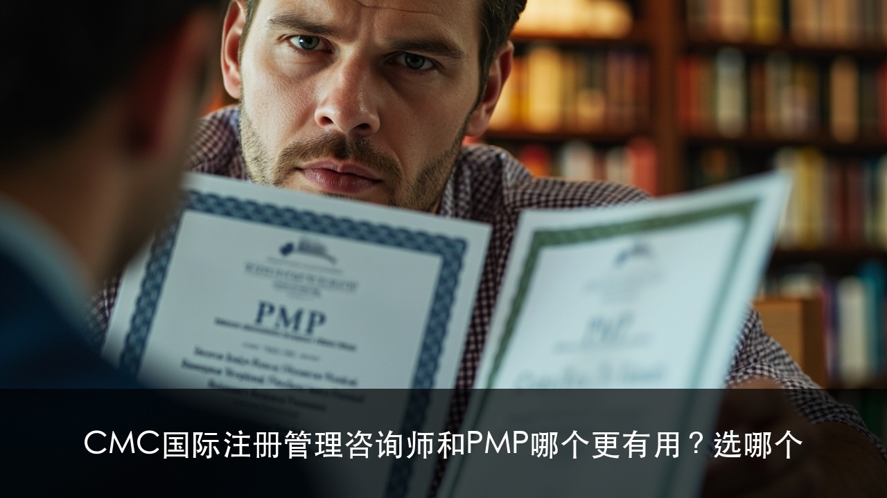 CMC国际注册管理咨询师和PMP哪个更有用？选哪个