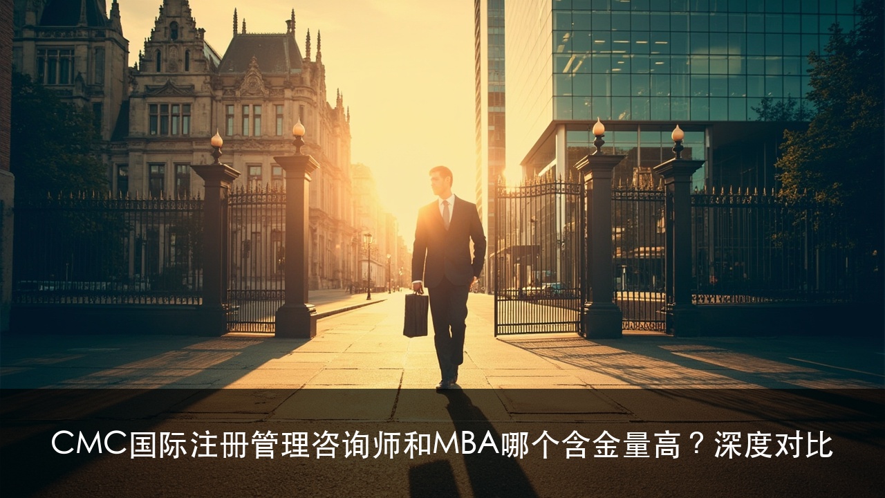 CMC国际注册管理咨询师和MBA哪个含金量高?深度对比