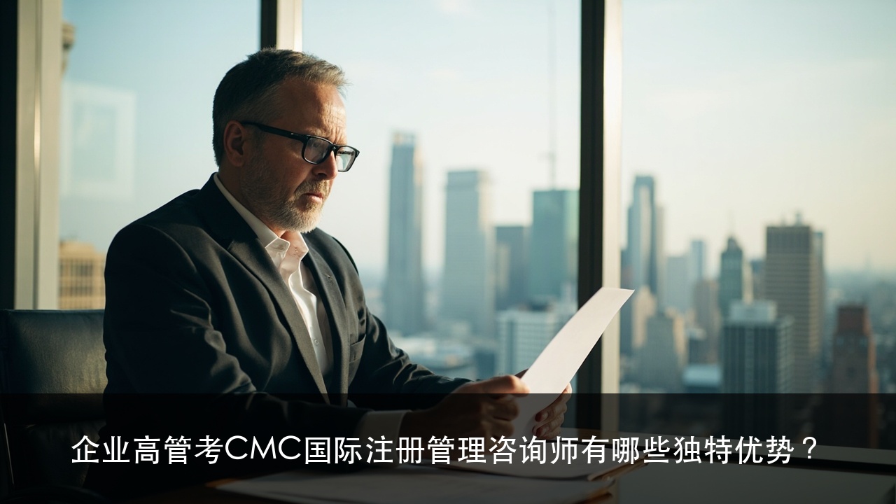 企业高管考CMC国际注册管理咨询师有哪些独特优势?