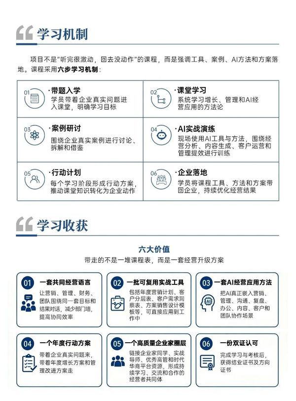 时代华商 | 营销增长与卓越领导力MBA高级研修班 | 简章发布