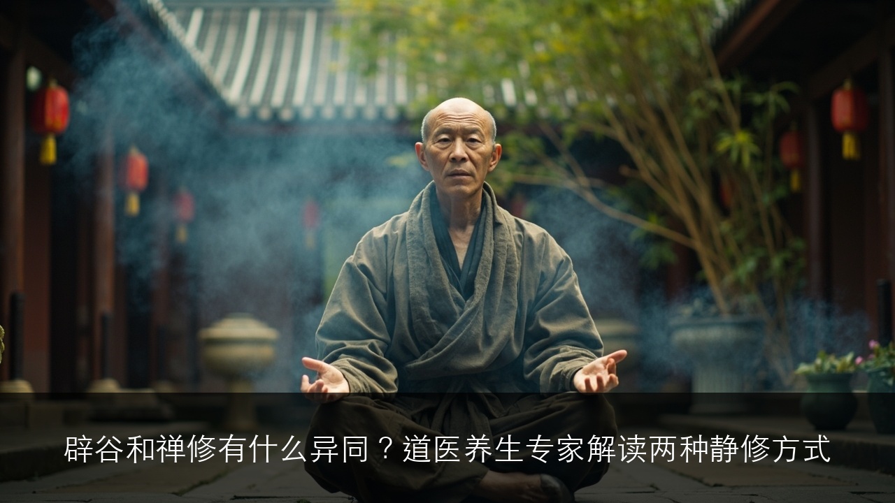 辟谷和禅修有什么异同?道医养生专家解读两种静修方式