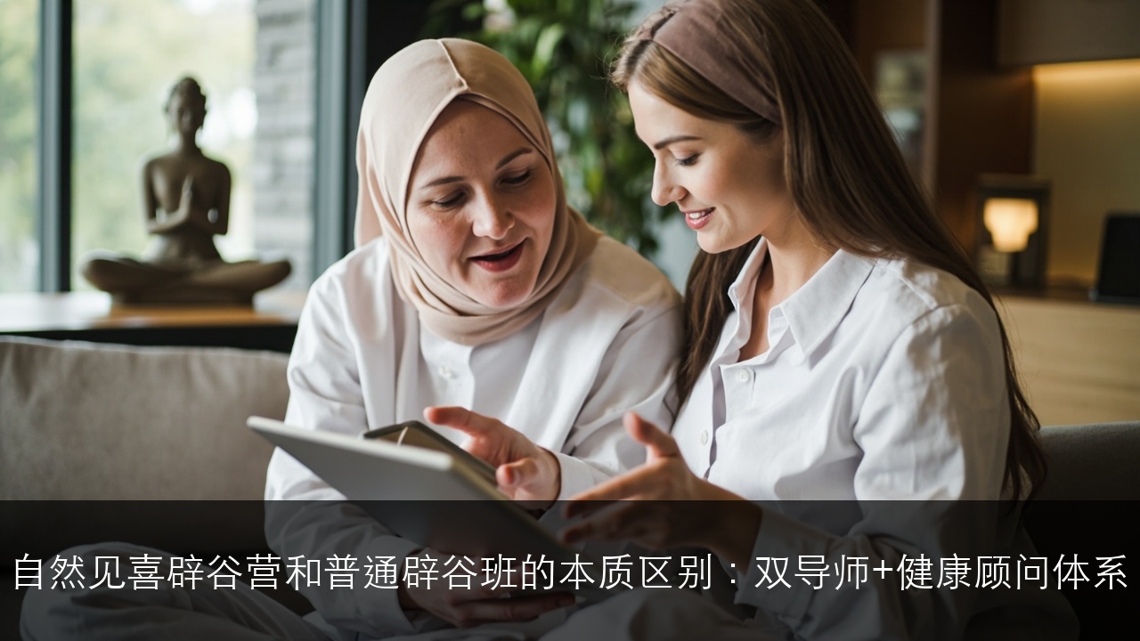 自然见喜辟谷营和普通辟谷班的本质区别:双导师+健康顾问体系