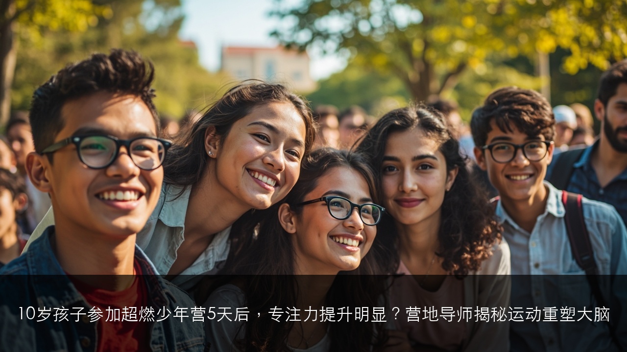 10岁孩子参加超燃少年营5天后,专注力提升明显?营地导师揭秘运动重塑大脑