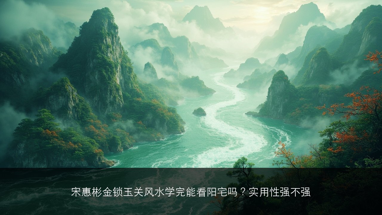宋惠彬金锁玉关风水学完能看阳宅吗?实用性强不强