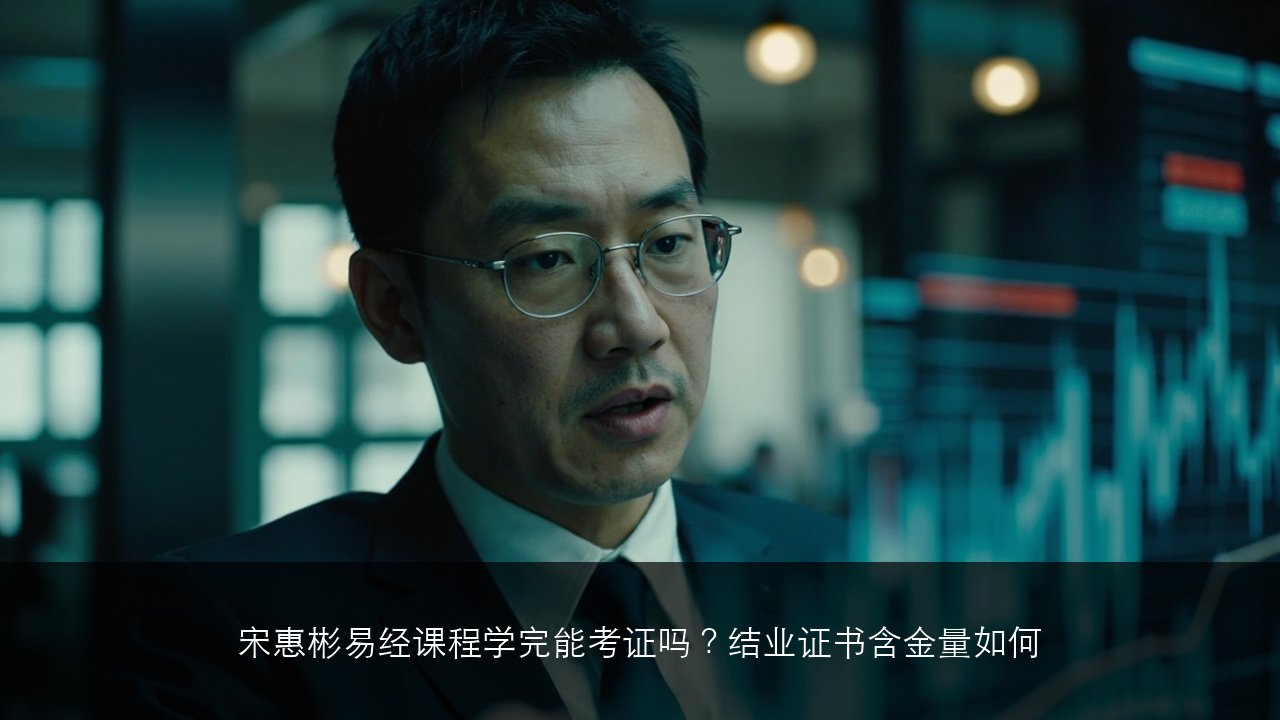 宋惠彬易经课程学完能考证吗?结业证书含金量如何