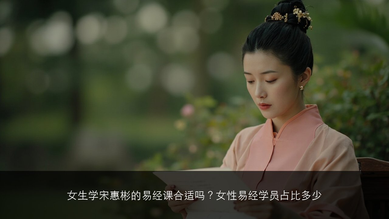 女生学宋惠彬的易经课合适吗?女性易经学员占比多少