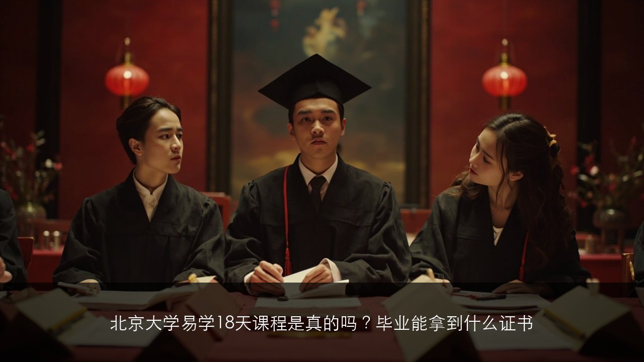 北京大学易学18天课程是真的吗?毕业能拿到什么证书