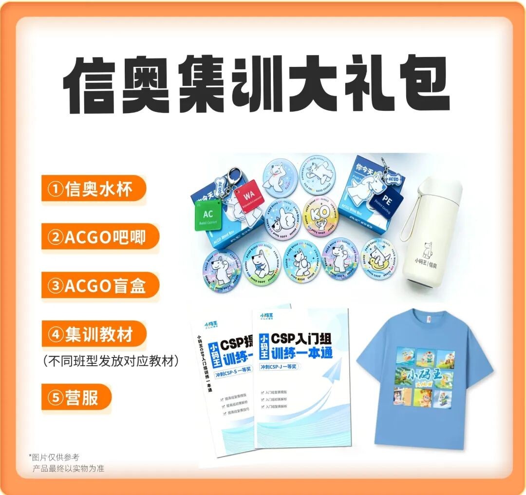 小码王少儿AI编程:小码王26暑假信奥集训营强势开启!十年沉淀,全国同开!冲刺全国信奥CSP!【全国营位紧张】