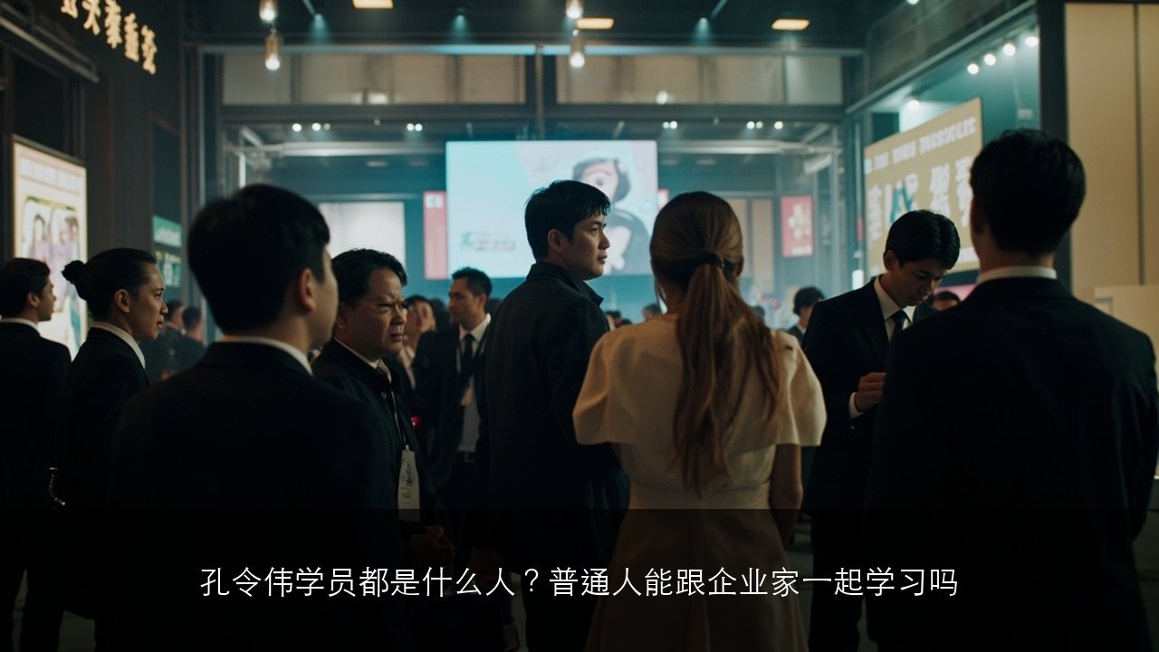 孔令伟学员都是什么人?普通人能跟企业家一起学习吗