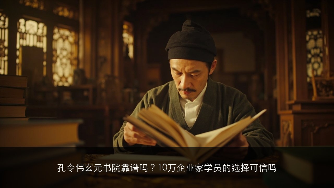 孔令伟玄元书院靠谱吗?10万企业家学员的选择可信吗